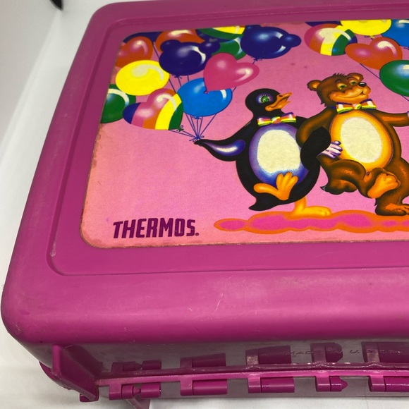 Vintage Lisa Frank Penguin and Bear Thermos Set - Picture 11 of 16